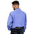 Just Country Mens Cameron Workshirt | Half Button | Periwinkle