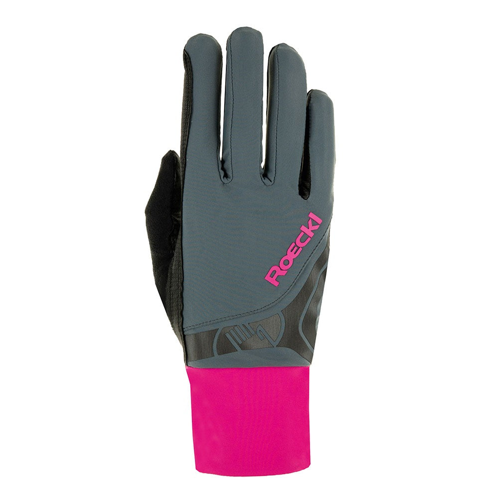 Roeckl Melbourne Gloves | Grey / Pink