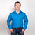 Just Country Mens Evan Shirt | Full Button | Blue Jewel