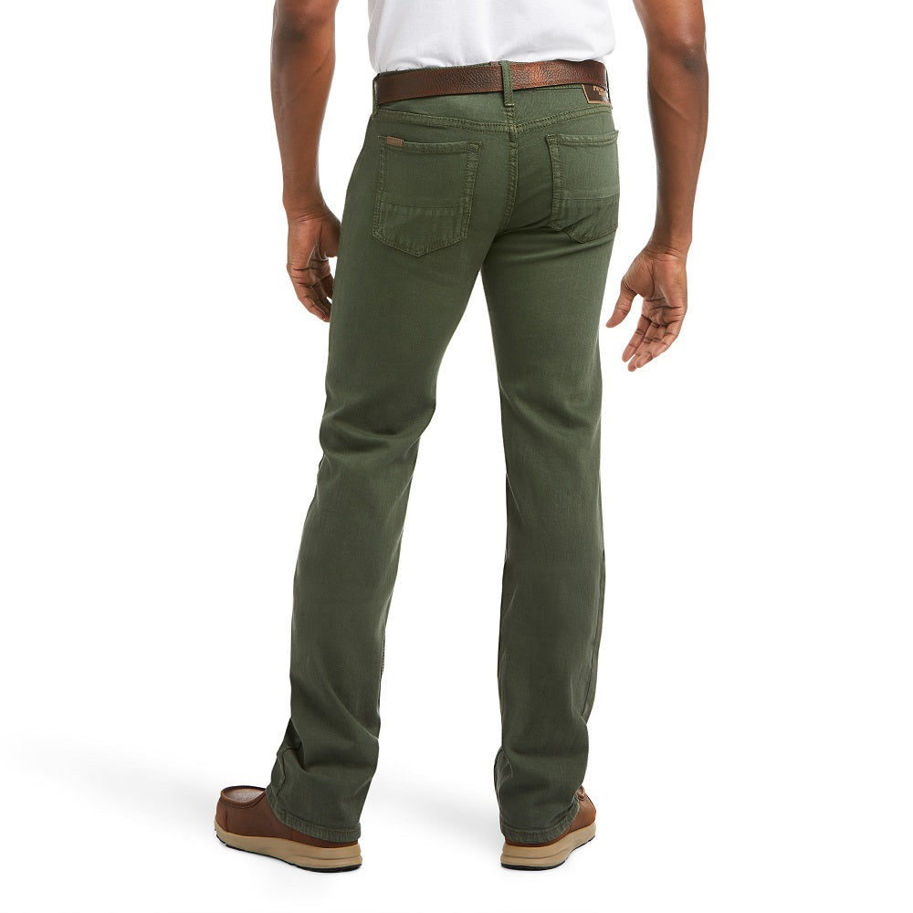 Ariat Mens Jeans | M7 Rocker | Straight | Grizzly Olive | 32 Leg