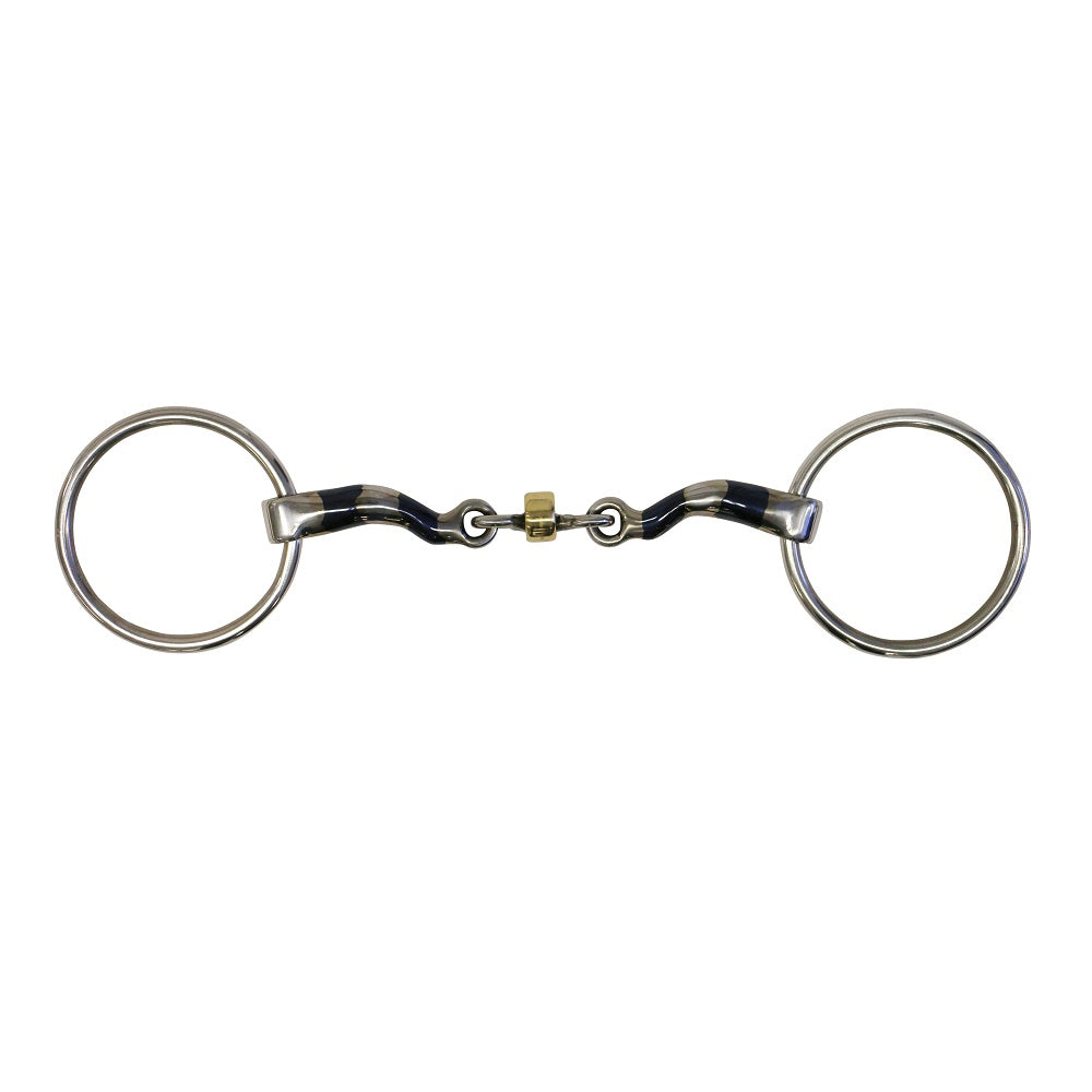 Fort Worth Blue Sweet Iron Med Port Mouth | Roller Snaffle
