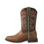 Ariat Womens Western Boots | Delilah Round Toe | Distressed Brown / Fudge Brown