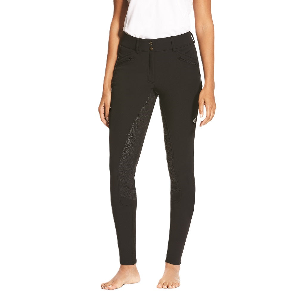 Ariat Womens Ranier Grip Full Seat Breech | Black | Regular Leg
