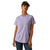 Ariat Womens T-Shirt | Rebar Workman Logo | Lavender