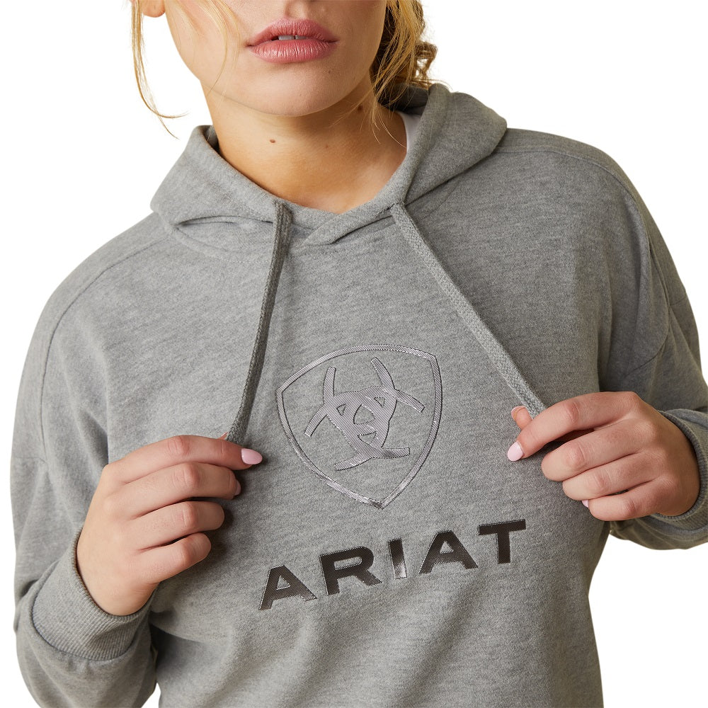 Ariat Womens Hoodie | Just | Heather Grey