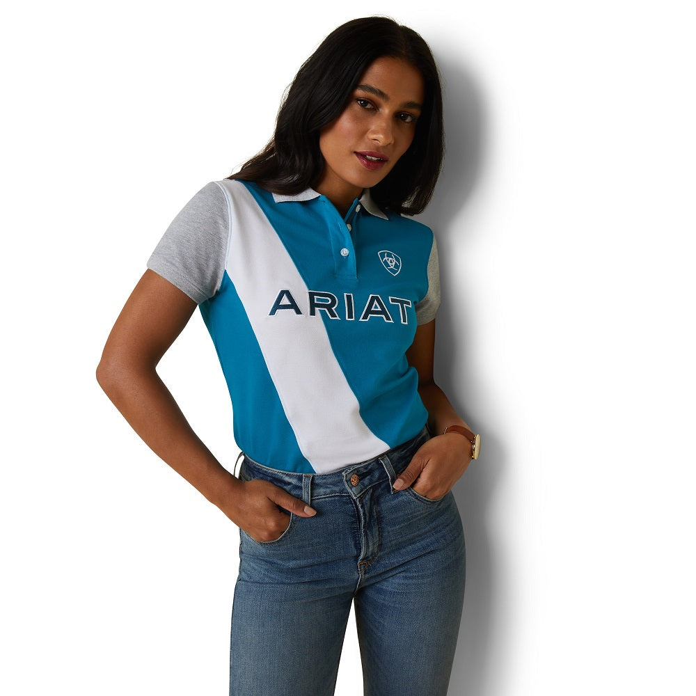 Ariat Women's T-Shirt | Taryn | Mosaic Blue