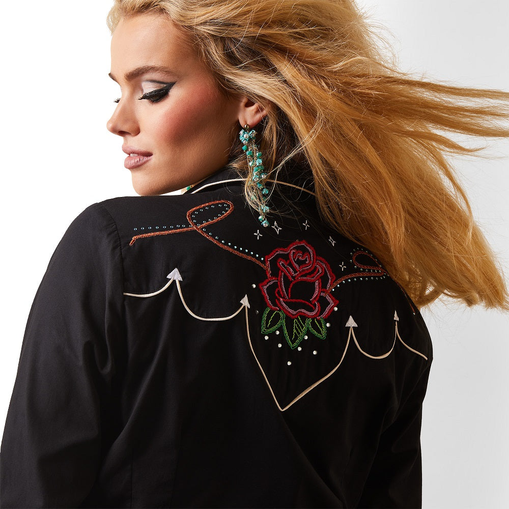 Ariat Womens Snap Shirt | Wynette | Black