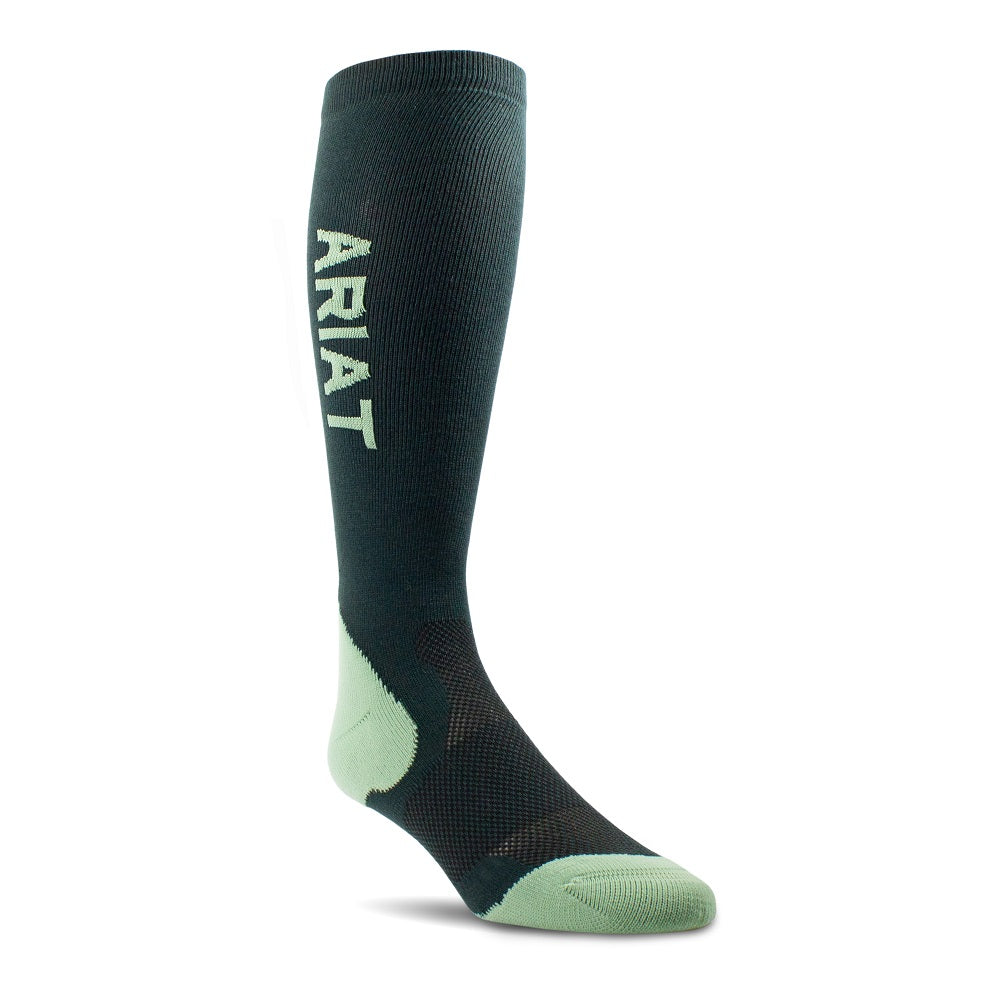 Relic Socks Ariat Uni Ariattek Performace Socks | Relic / Basil - Hiscocks