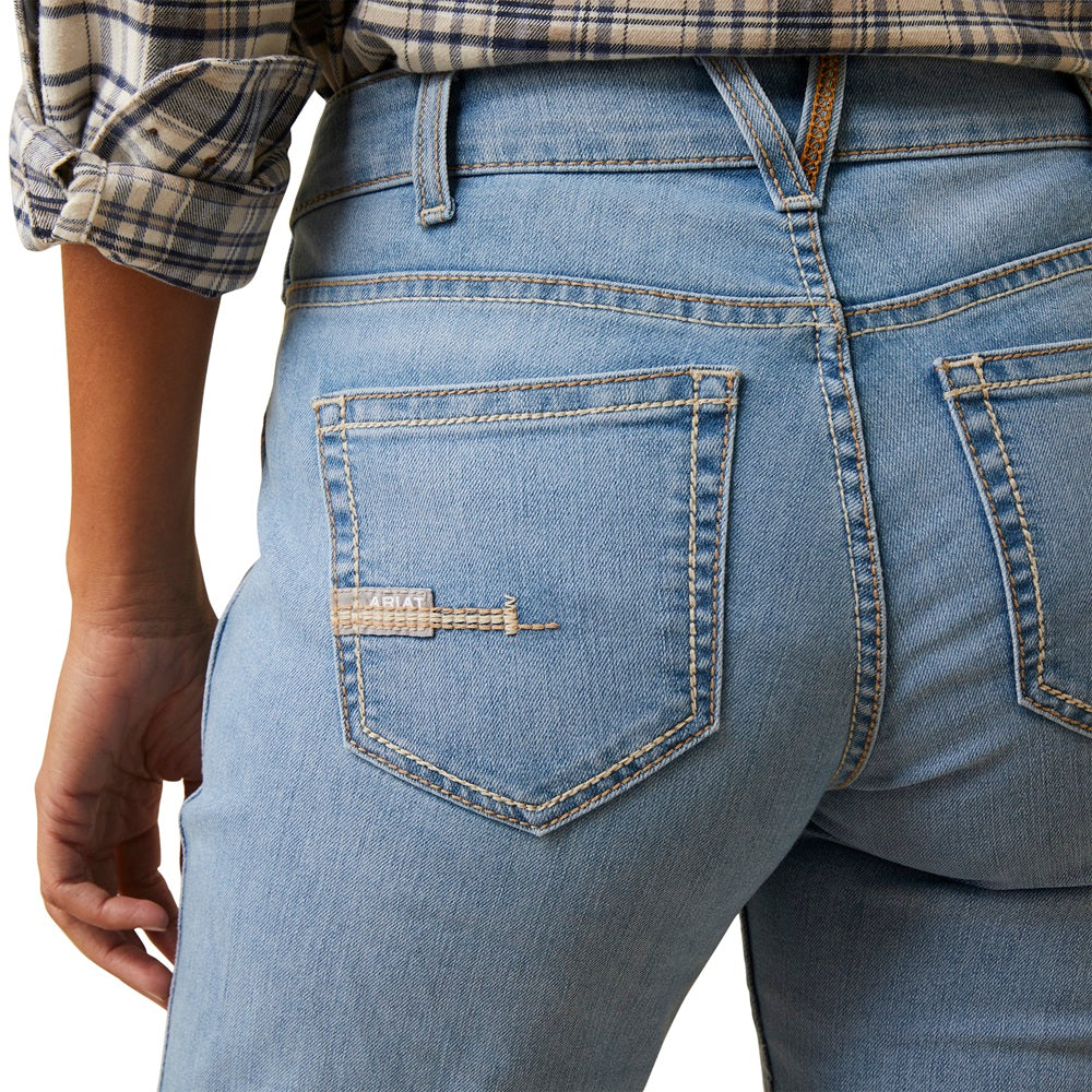 Ariat Womens Jeans | Riveter Rebar Durastretch | Perfect Rise Straight | Regular