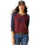 Ariat Womens T-Shirt | Split Neck Baseball | Tawny Port