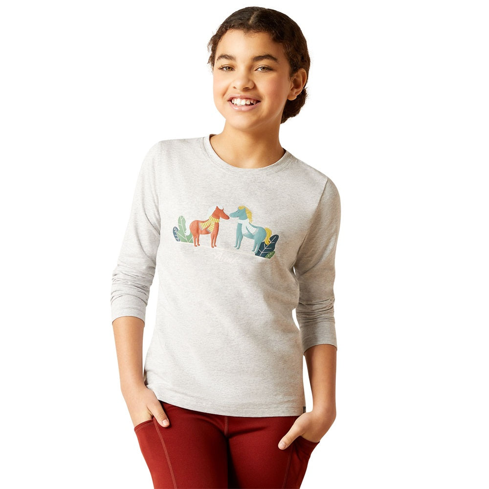 Ariat Youth T-Shirt | Long Sleeve | Heather Grey
