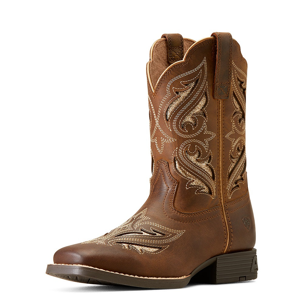 Ariat Kids Round Up Western Boot | Bliss | Sassy Brown