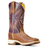 Ariat Womens Western Boot | Ridgeback | Toasty Tan / Vino