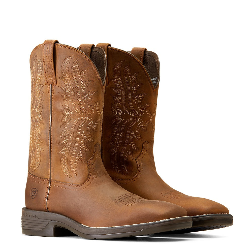 Ariat Mens Western Boot | Ridgeback | Oily Distressed Tan