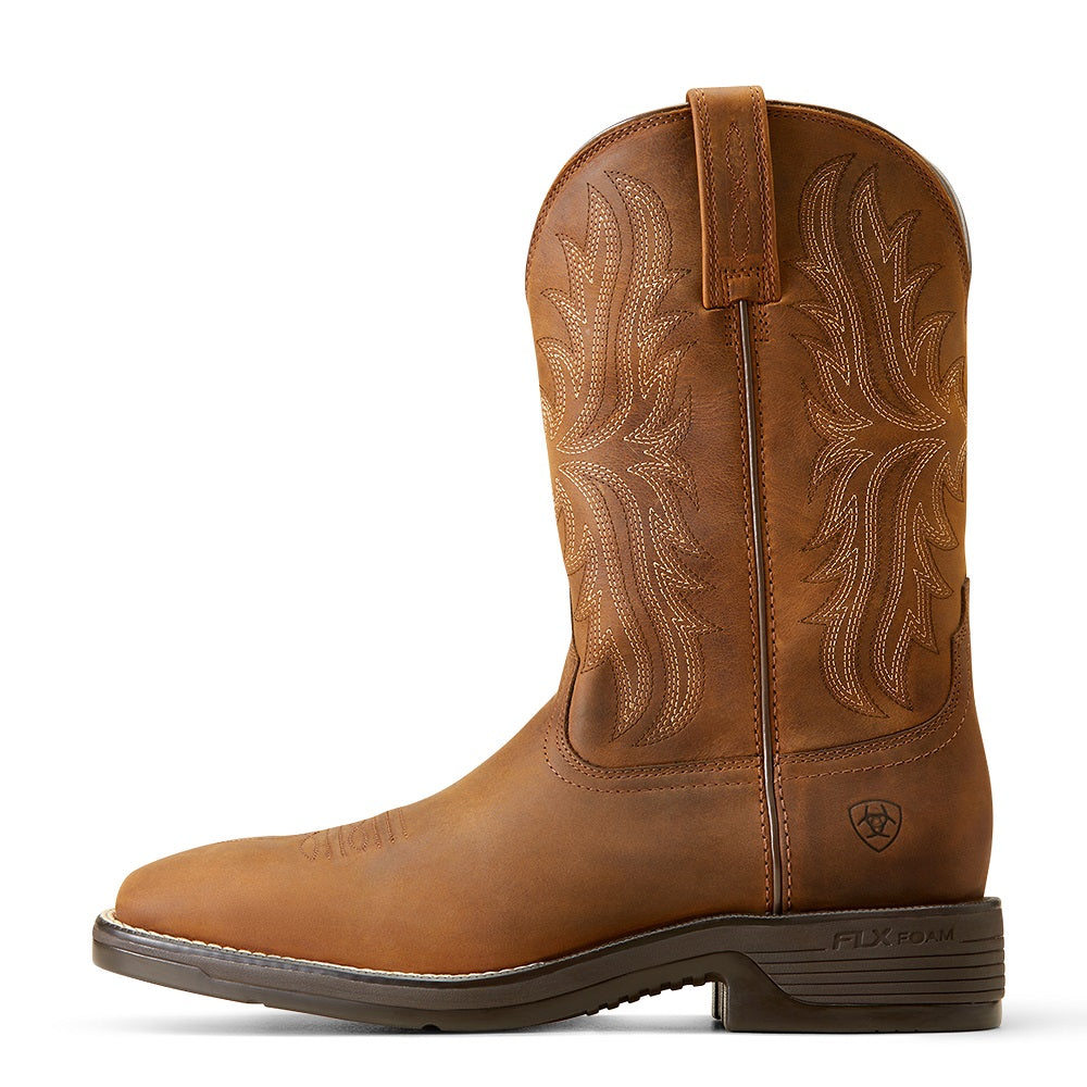 Ariat Mens Western Boot | Ridgeback | Oily Distressed Tan