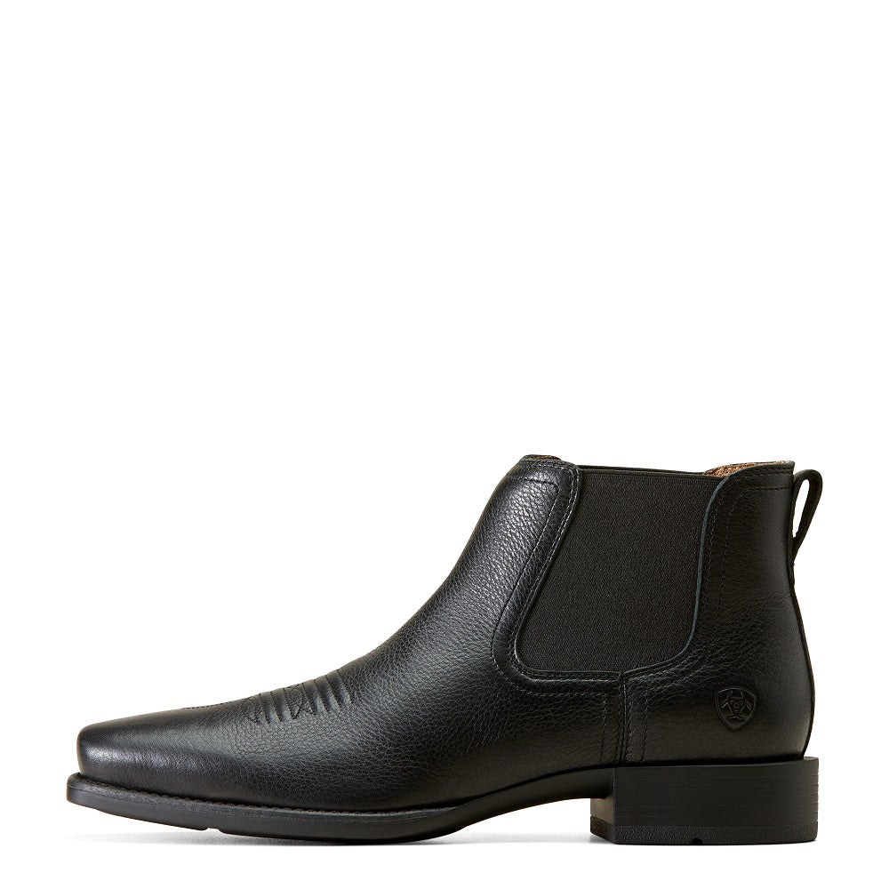 Ariat Mens Boot | Booker Ultra Square Toe | Black Deertan