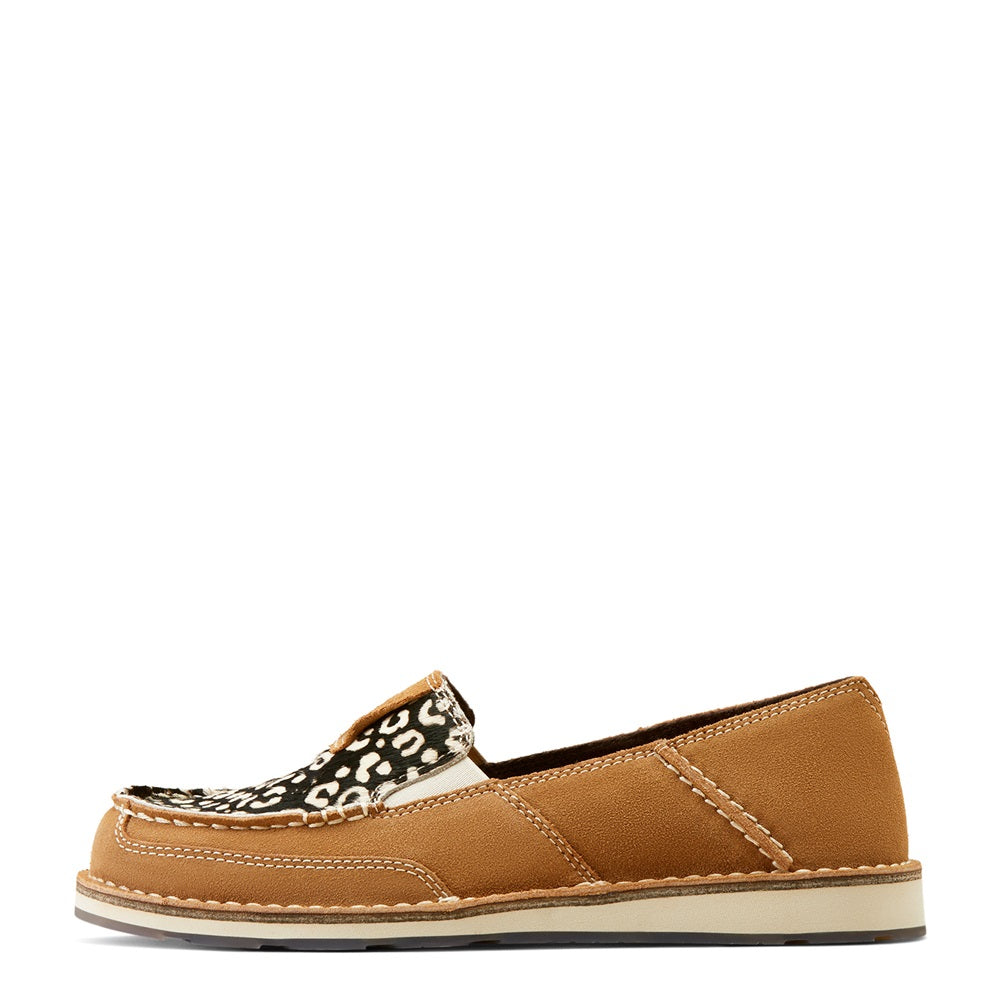 Ariat Womens Cruiser | Dark Tan Suede / Cheetah