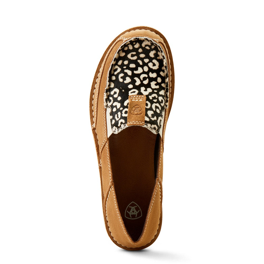 Ariat Womens Cruiser | Dark Tan Suede / Cheetah