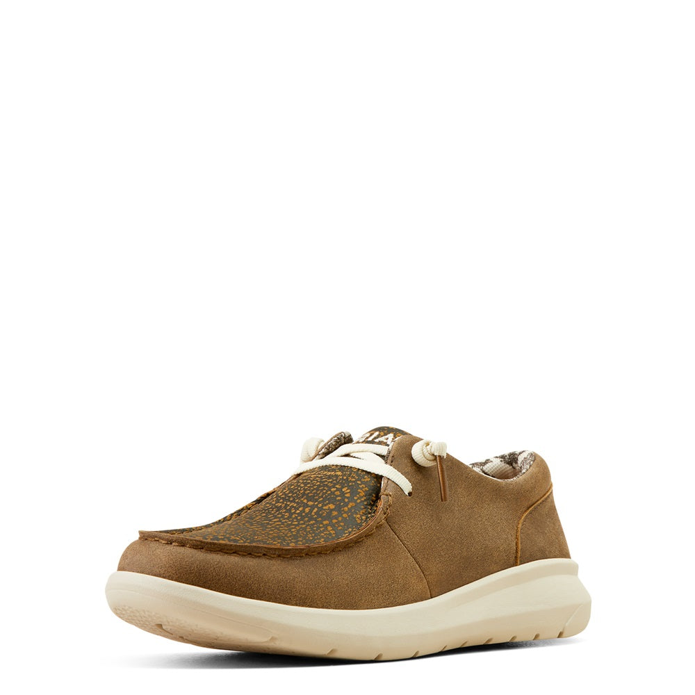 Ariat Womens Shoes | Hilo | Brown Bomber / Distressed Hide Emboss