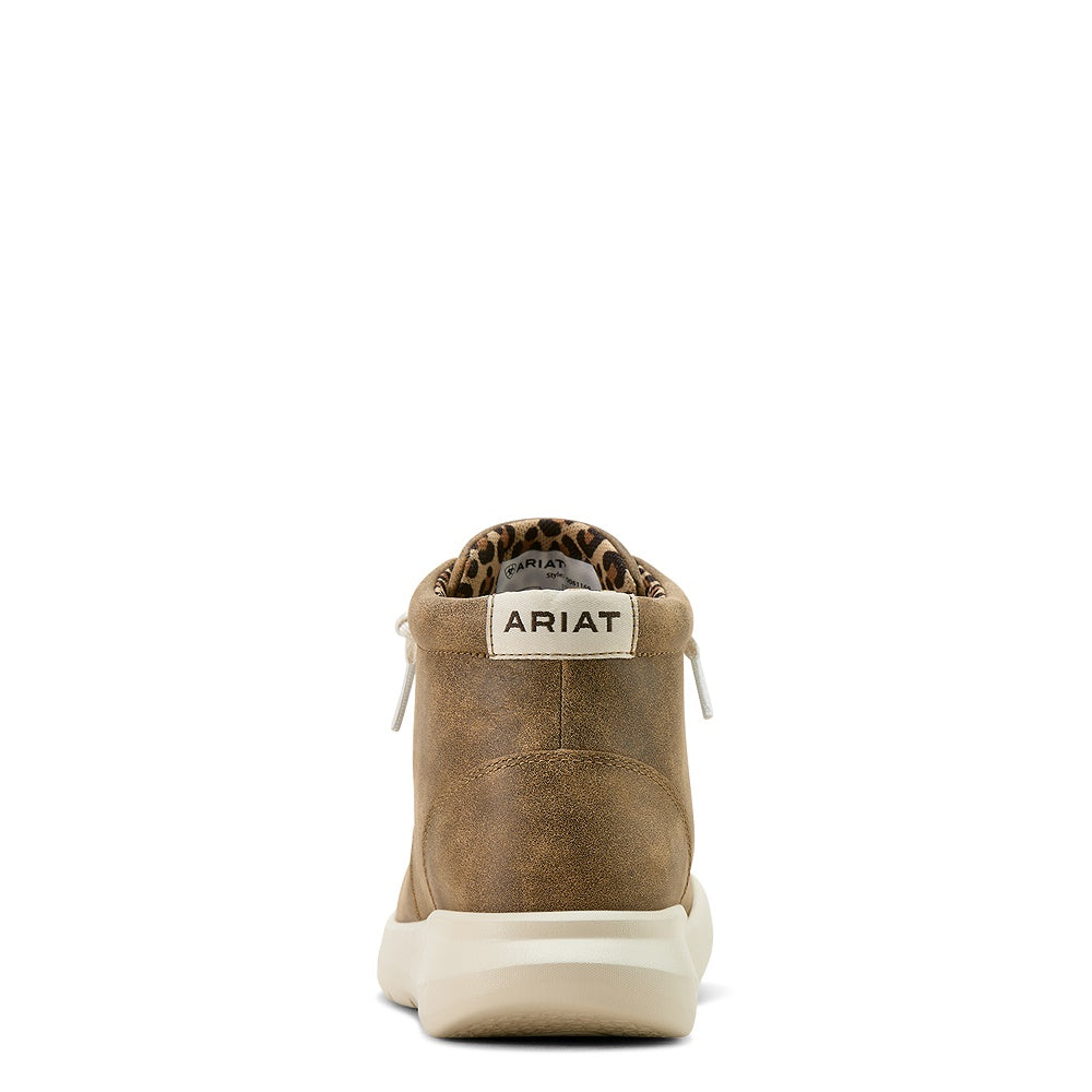 Ariat Womens Hilo Shoe | High Top | Brown Bomber
