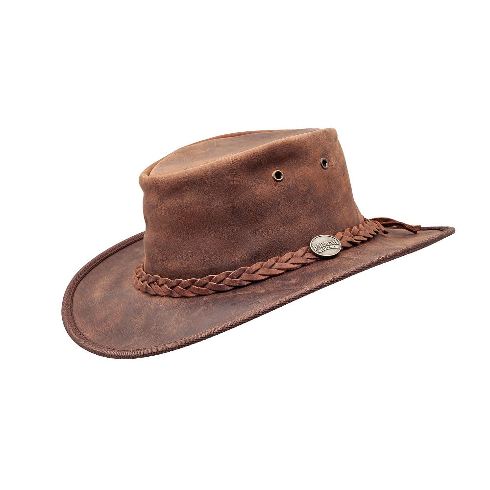 Barmah Foldaway Bronco Hat | Brown