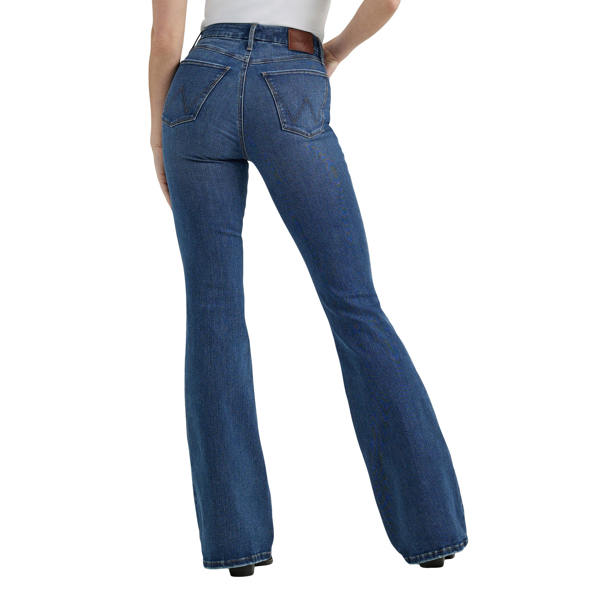 Wrangler Womens Jeans | Bespoke | Hi Rise Flare | 34 Leg