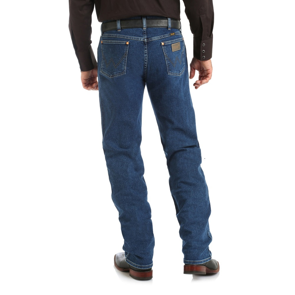 Wrangler Mens Jeans | Cowboy Cut Original Fit | Active Flex Jean | Stonewash | 32 Leg