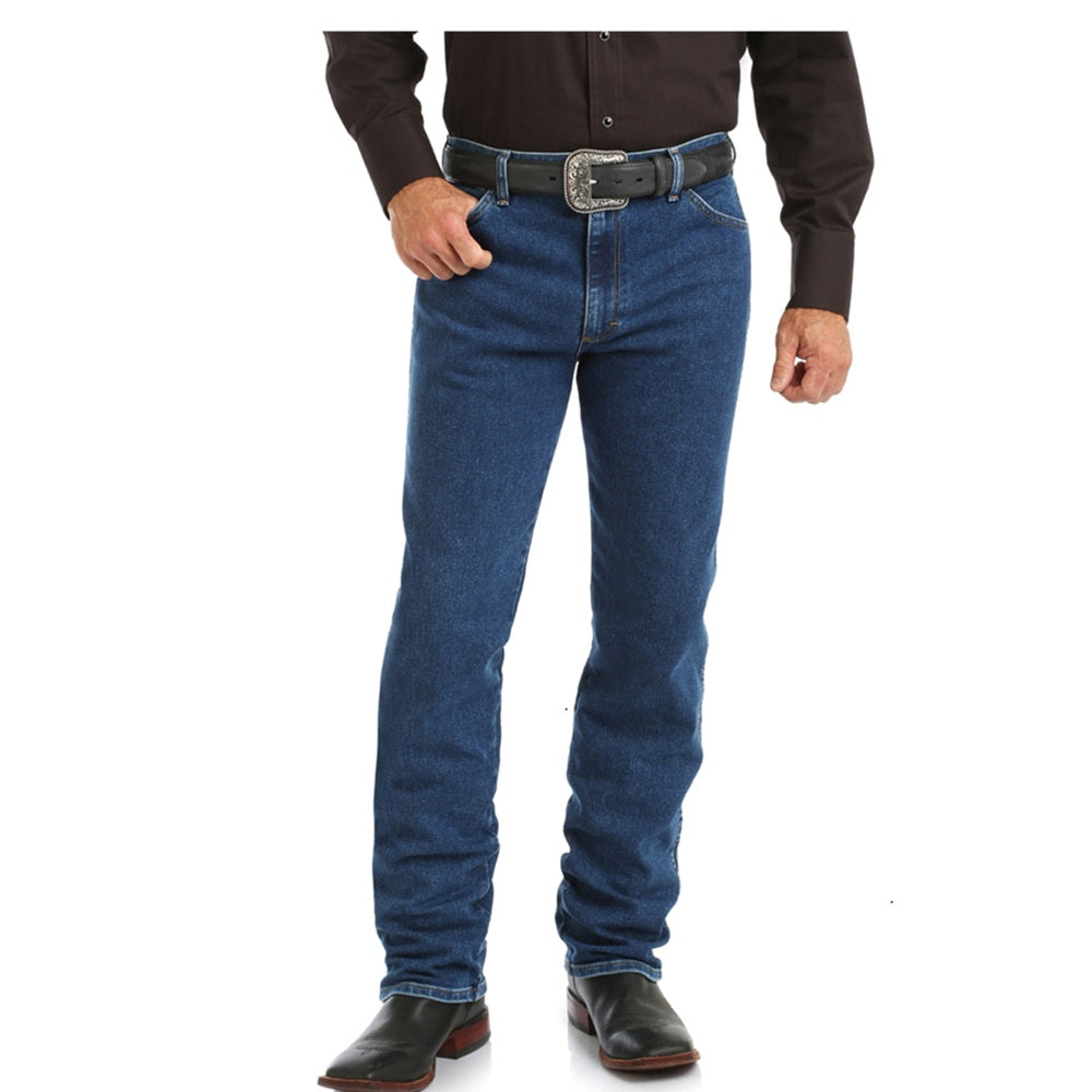 Wrangler Mens Jeans | Cowboy Cut Original Fit | Active Flex Jean | Stonewash | 32 Leg