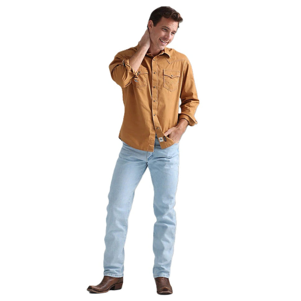 Wrangler Mens Jeans | Cowboy Cut Original | Light Wash | 34 Leg