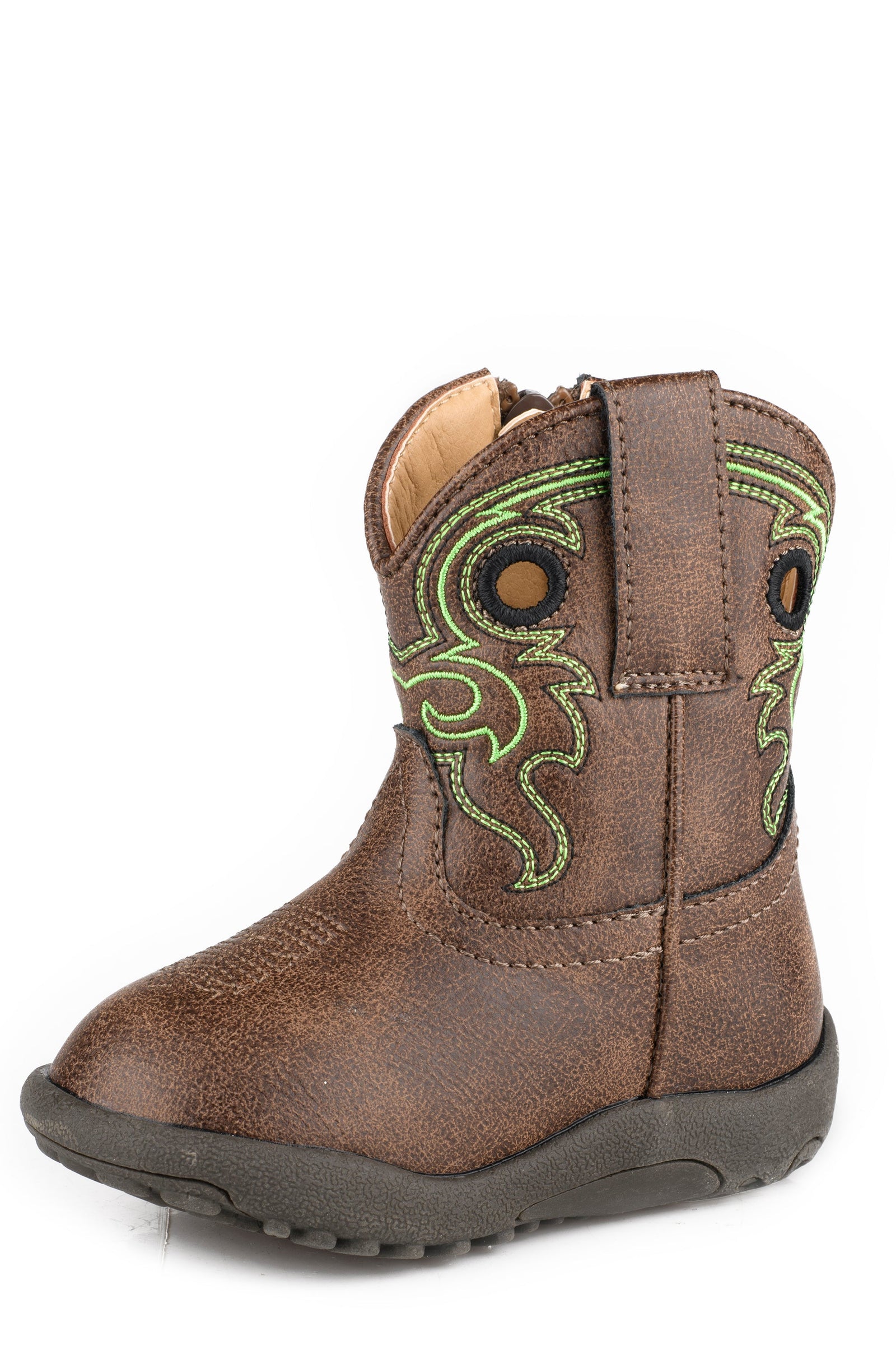 Roper Infants Western Boots | Cowbaby Reno | Brown