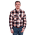 Just Country Mens Evan Workshirt | Full Button Flannel | Navy / White / Rust