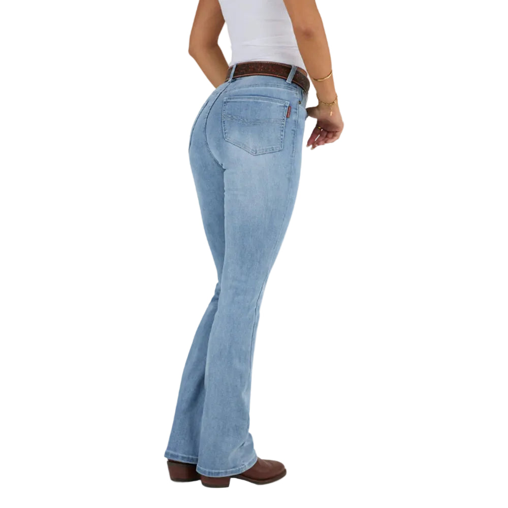 Ringers Western Womens Jeans | Penny Light Blue | High Rise Boot Cut Long Leg