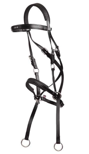 ZILCO SYNTHETIC BITLESS BRIDLE | BLACK | FULL