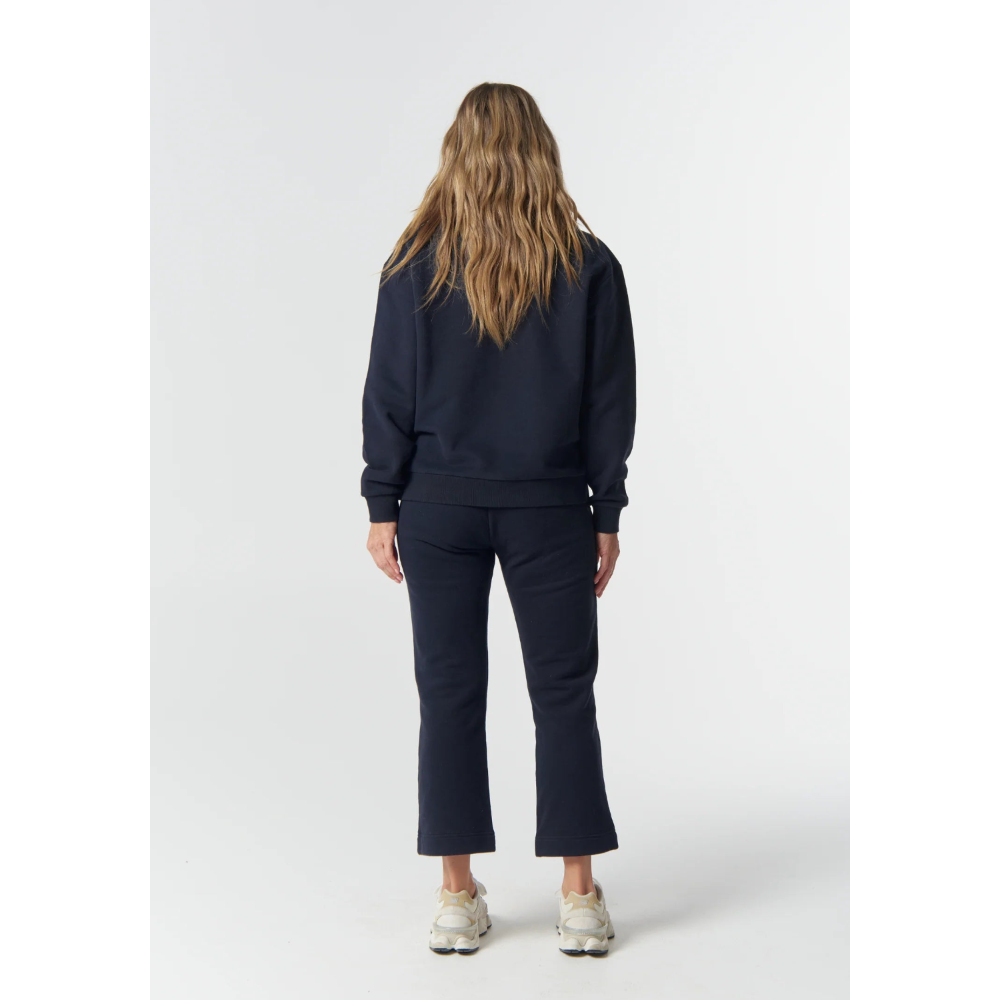 Goondiwindi Cotton Sweater | Rugged Half Zip Cotton | Dark Navy