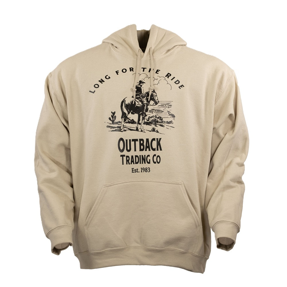 Outback Trading Mens Hoodie | Ashby | Tan