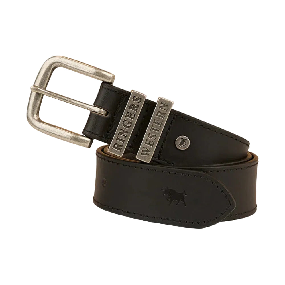 Ringers Western Belt | James | Black / Silver