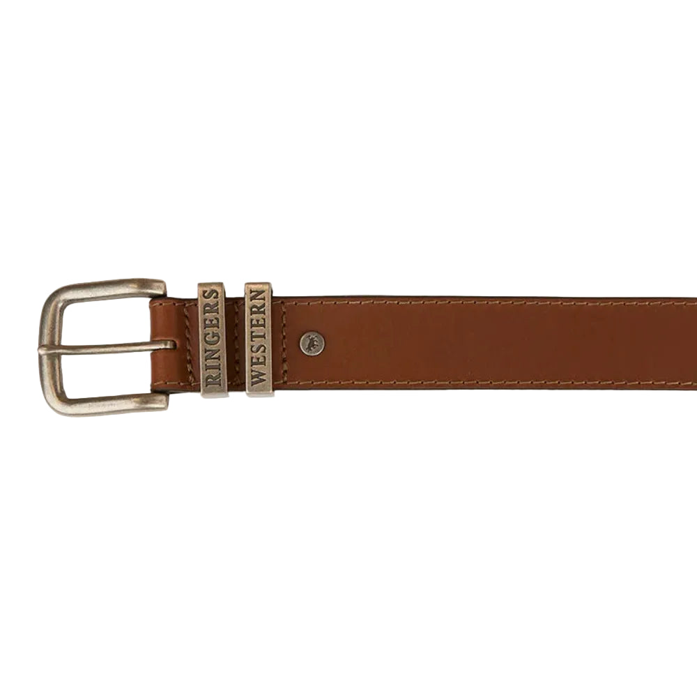 Ringers Western Belt | James | Tawny Brown / Siver