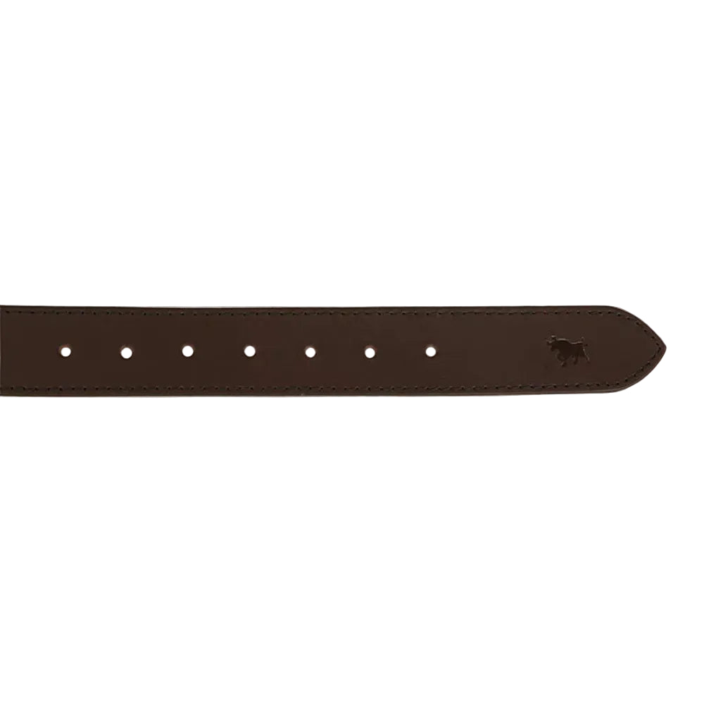 Ringers Western Belt | James | Dark Brown / Gold