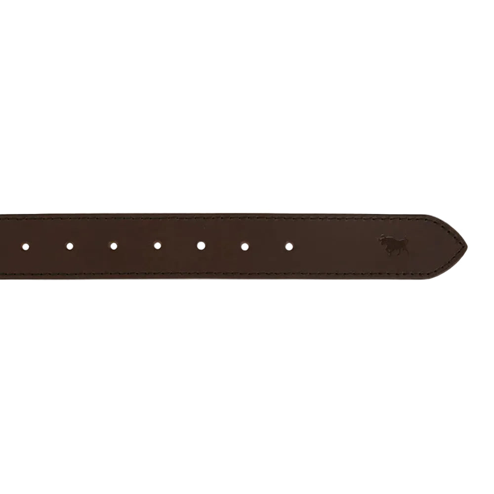Ringers Western Belt | James | Dark Brown / Siver