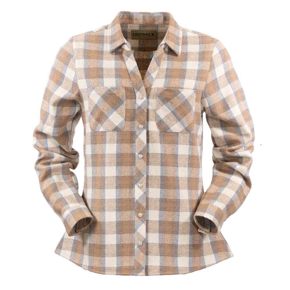 Outback Trading Womens Shirt | Bree | Creme