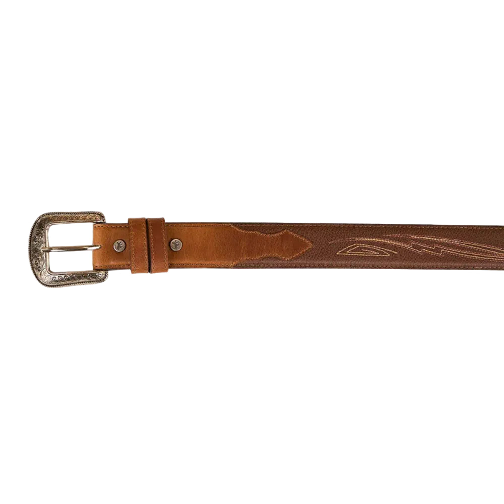 Ringers Western Belt | Sheriff | Brown / Siver