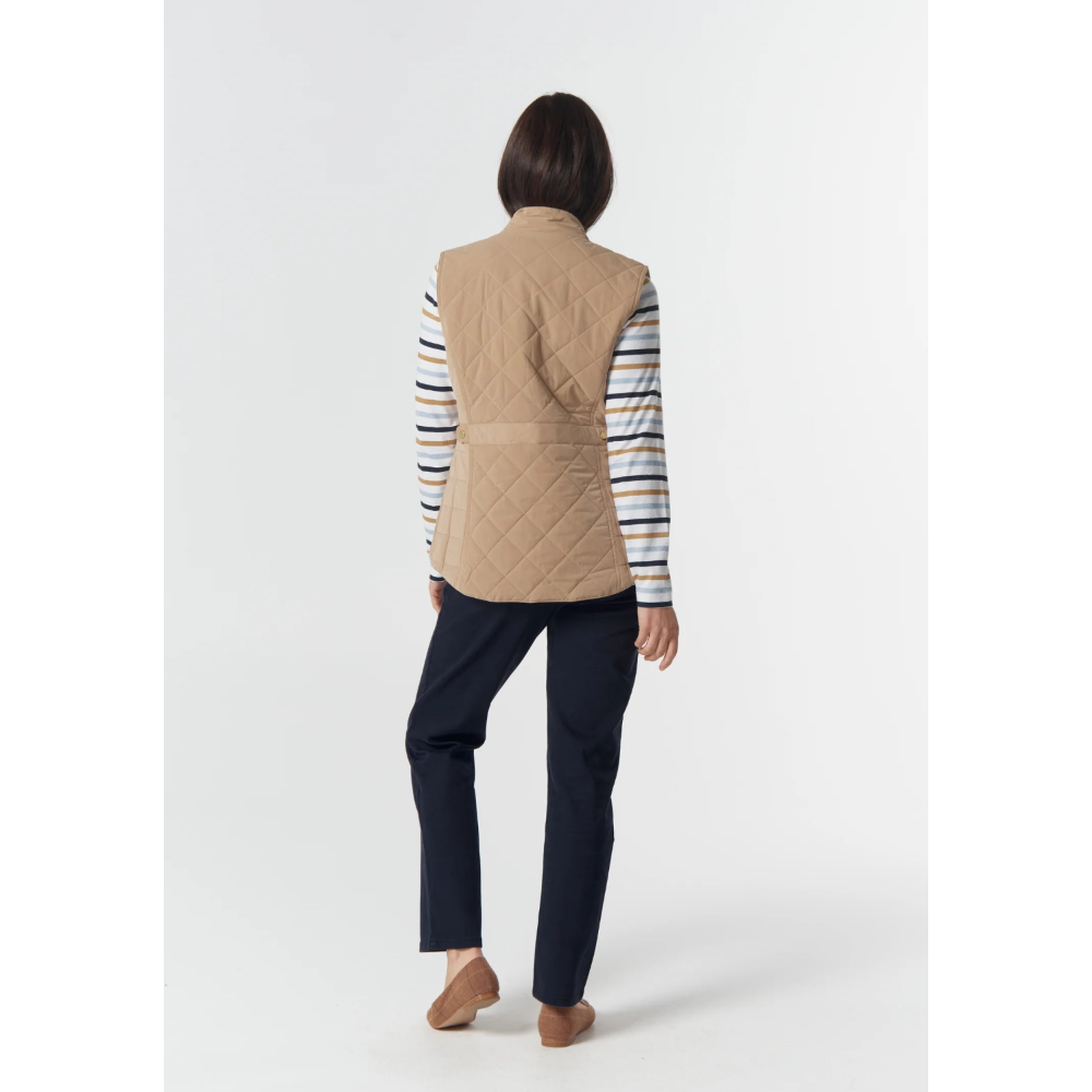 Goondiwindi Cotton Vest | Heritage Quilted | Iced Coffee