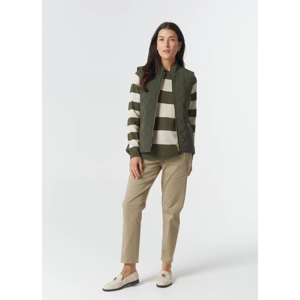 Goondiwindi Cotton Vest | Heritage Quilted | Khaki