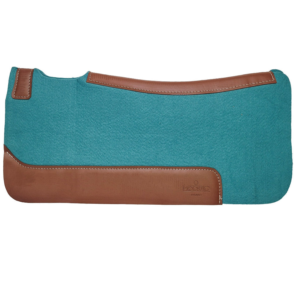 OREGON FELT SADDLEPAD | TURQ 32X30