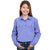 Just Country Girls Kenzie Workshirt | Half Button | Periwinkle