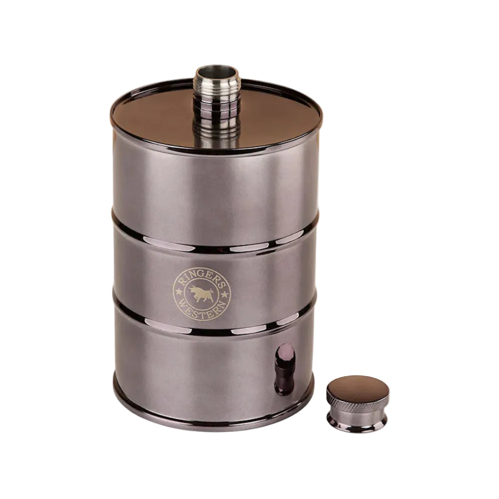 Ringers Western Barrel Flask | Black