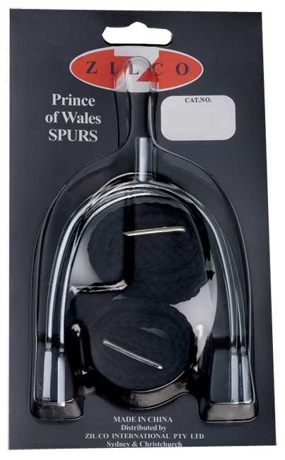 Prince of Wales Mens Spurs with Straps | 14mm