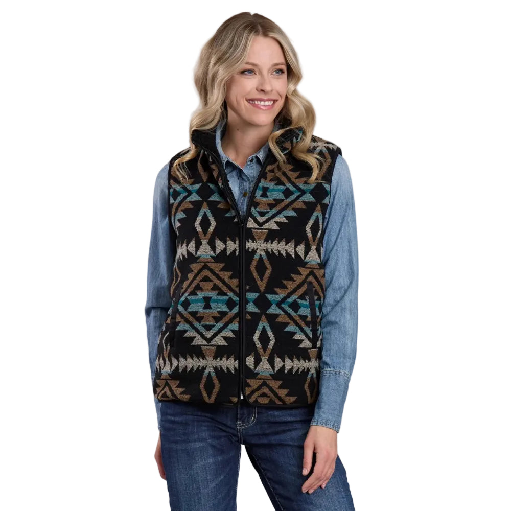 Roper Womens Vest | Black