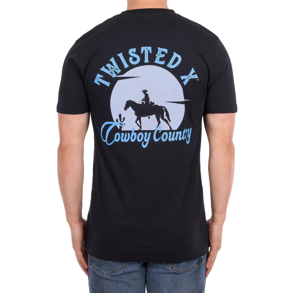 Twisted X Mens T-Shirt | Phil | Black