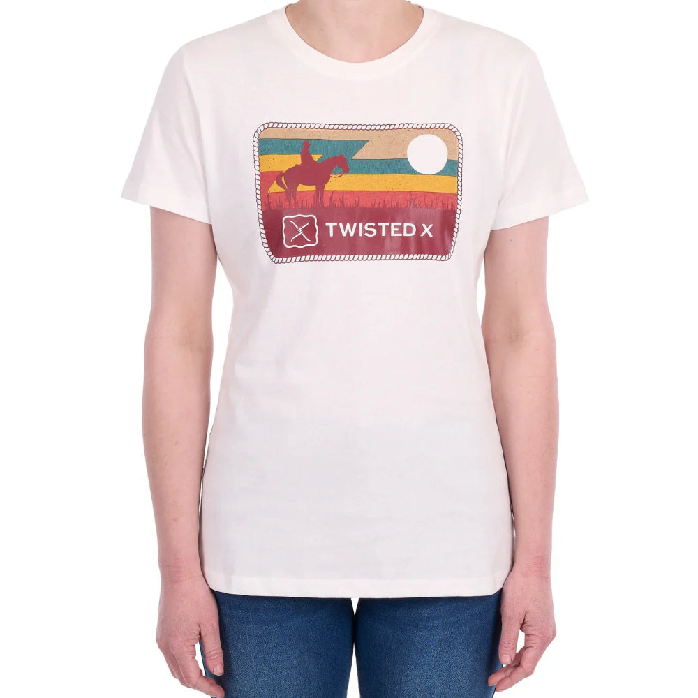 Twisted X Womens T-Shirt | Alex | Off White
